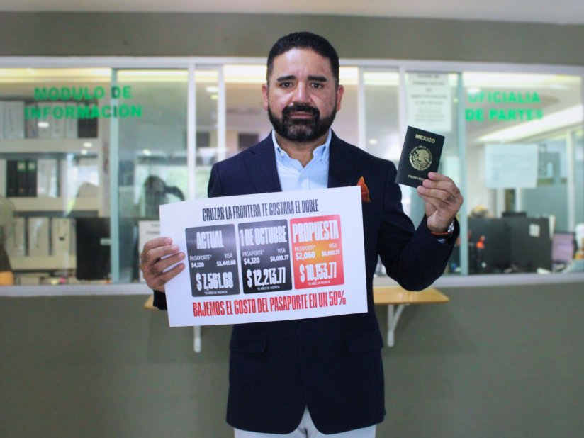 Ante incremento en costo de visas, Francisco Sánchez presenta reforma para bajar precio de pasaporte a la mitad