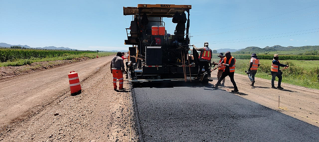 Registra SCOP 40% de avance en reconstrucción de carretera Entronque La Quemada-Soto Máynez