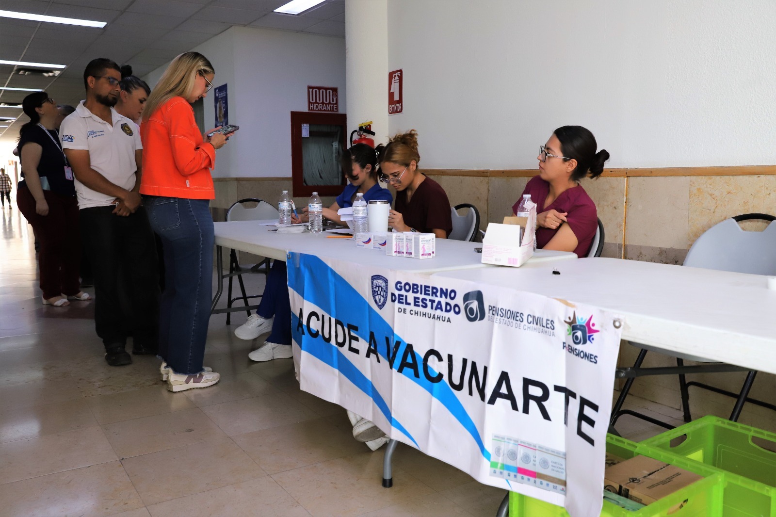 Se suma FGE a campaña de vacunación para erradicar el sarampión