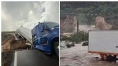 Foto ilustrativa de la nota titulada: Tormenta tropical “Mario” deja carreteras afectadas e inundaciones en Baja California Sur
