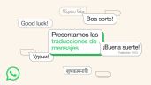 Foto ilustrativa de la nota titulada: WhatsApp agrega la traducción de mensajes automática: así funcionará