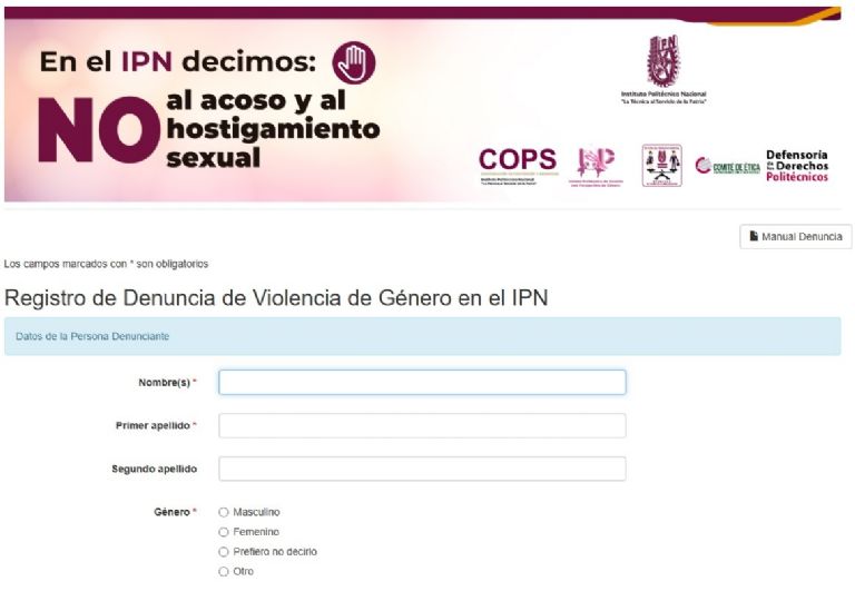 Denuncia Segura IPN Guia paso a paso para reportar violencia de genero