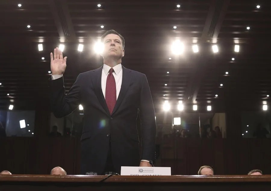 comey-senado La imputación a Bolton acelera el cerco de Trump contra sus críticos