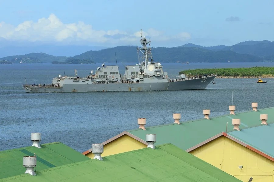 Un destructor de Estados Unidos llega a Trinidad y Tobago para realizar ejercicios militares