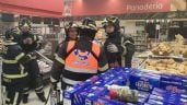 Foto ilustrativa de la nota titulada: Desalojo en Parque Delta por incendio dentro de un supermercado; alcalde panista anuncia “medidas”