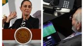 Foto ilustrativa de la nota titulada: Así reaccionó Sheinbaum sobre Adán Augusto viendo el futbol en plena comparecencia