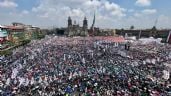 Foto ilustrativa de la nota titulada: Miles de personas llenan el Zócalo capitalino por informe del primer año gobierno de Sheinbaum