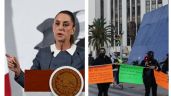 Foto ilustrativa de la nota titulada: “No son muchos trabajadores”: Sheinbaum sobre protestas del SAT