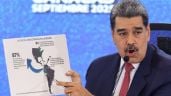 Foto ilustrativa de la nota titulada: Maduro afirma que EU está inventando una guerra mientras se acerca un portaviones