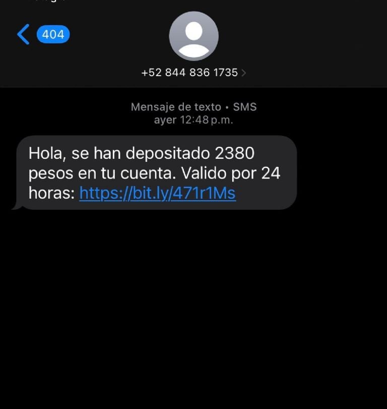Estafa del deposito o bono por SMS como funciona y como evitar ser victima