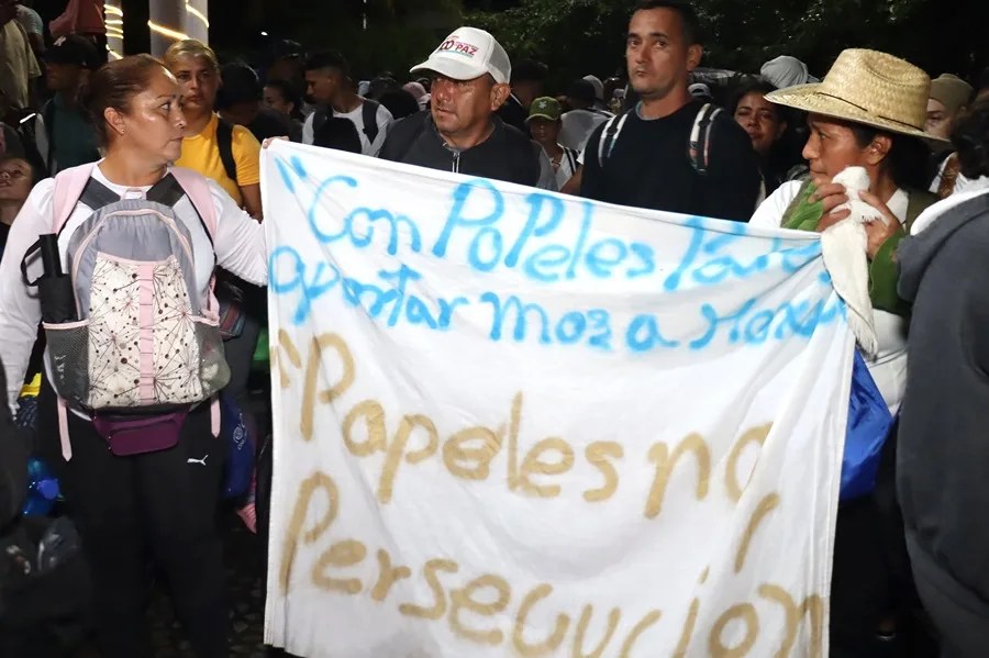 Caravana migrante México