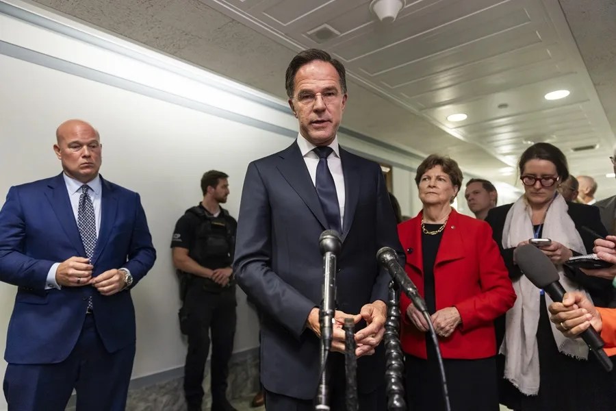 otan-trump-2 El secretario general de la OTAN niega que su visita a EE.UU. sea una señal de preocupación tras la reunión de Trump y Zelenski