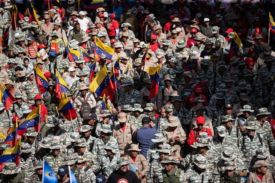 venezuela_defensa Maduro dijo que se completó el plan de defensa en toda Venezuela ante la "amenaza" de EE.UU.