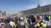 Foto ilustrativa de la nota titulada: Estalla la violencia en la marcha convocada por la Generación Z (Videos)