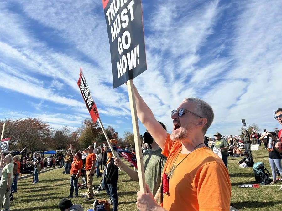 protesta-trump-3 Protestas en Washington al grito de "que se largue Trump" tras las victorias electorales demócratas