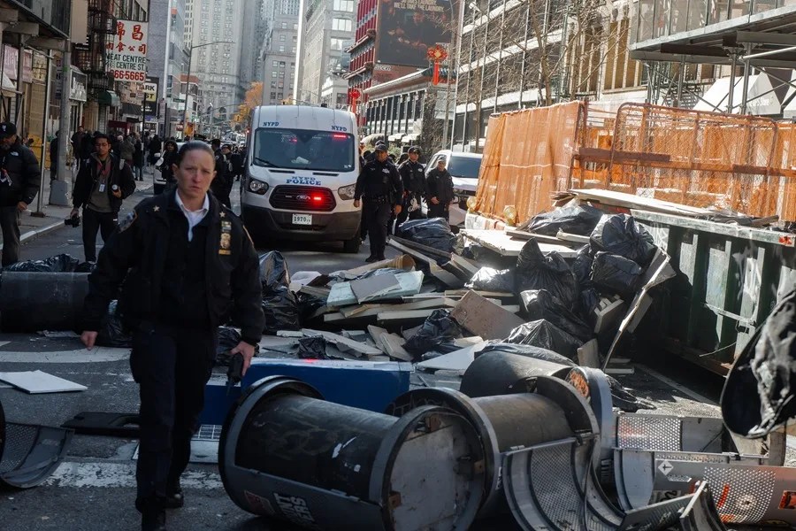 protestas_migratorias_eeuu Varios manifestantes fueron arrestados por bloquear el paso a agentes migratorios en Nueva York