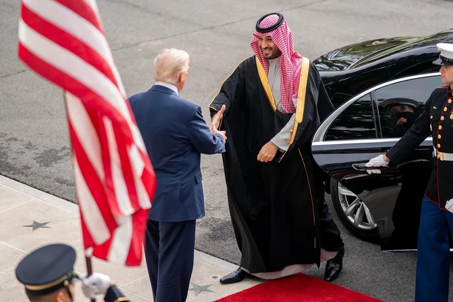 Trump príncipe heredero saudí