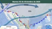 Foto ilustrativa de la nota titulada: Avanza la masa de aire polar del frente frío 17; lluvias fuertes el martes en los siguientes estados