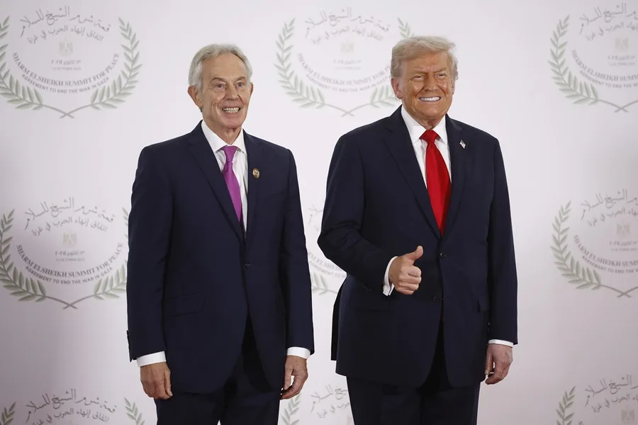 Tony blair trump gaza