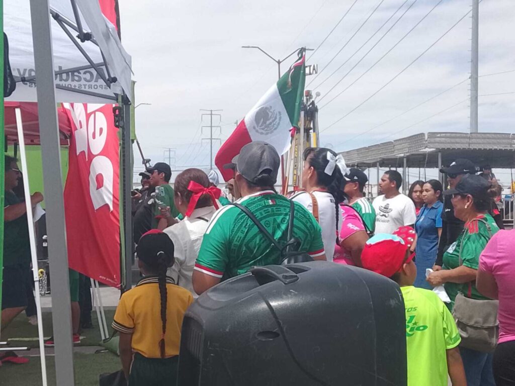 Juarenses disfrutaron del triunfo de México