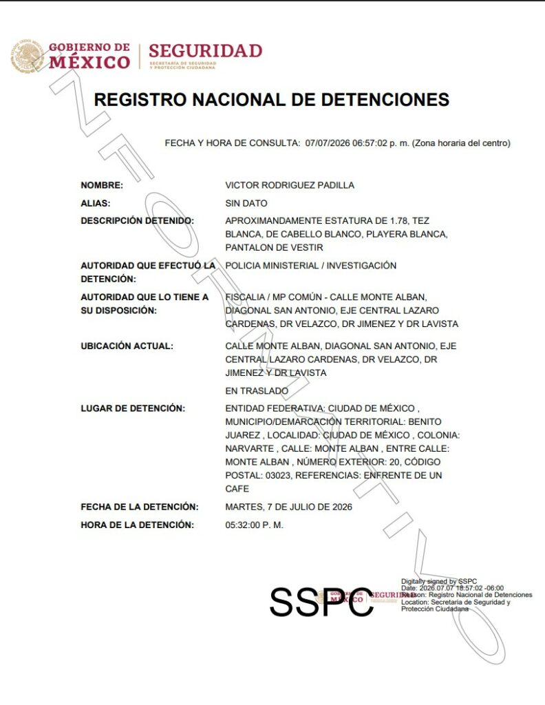 Detienen a Víctor Rodríguez, exdirector de Pemex - victor-rodriguez-792x1024