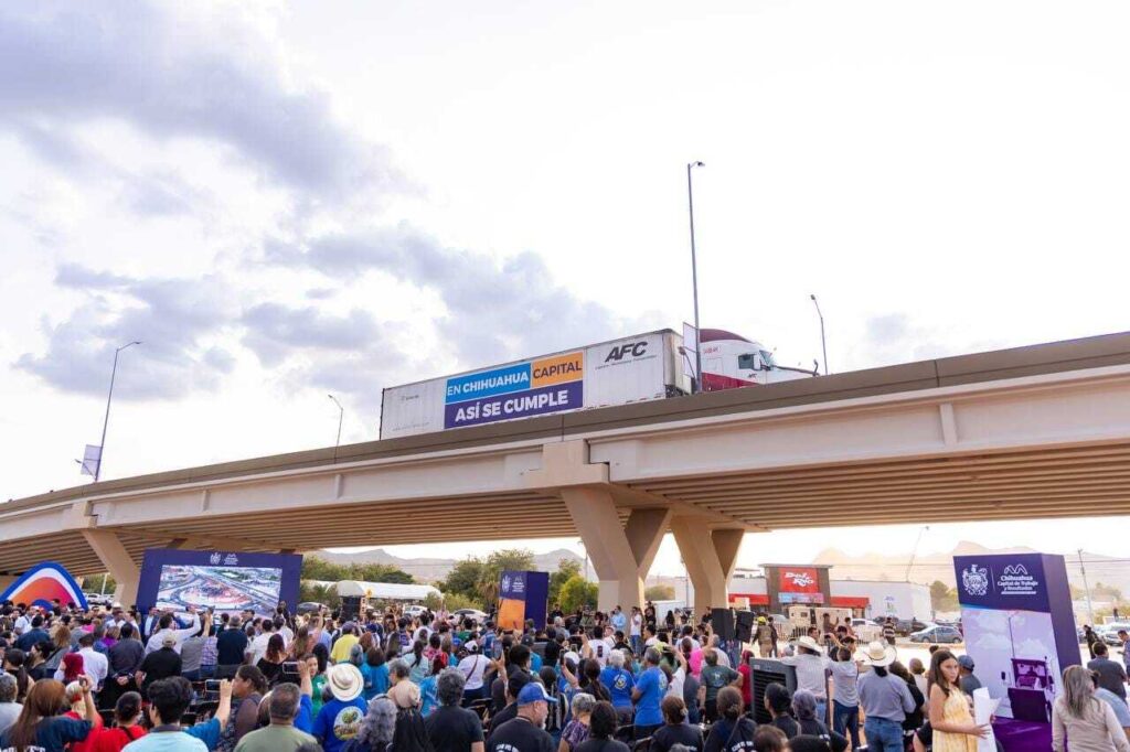 Alcalde inaugura el Paso Superior de la avenida Fuerza Aérea