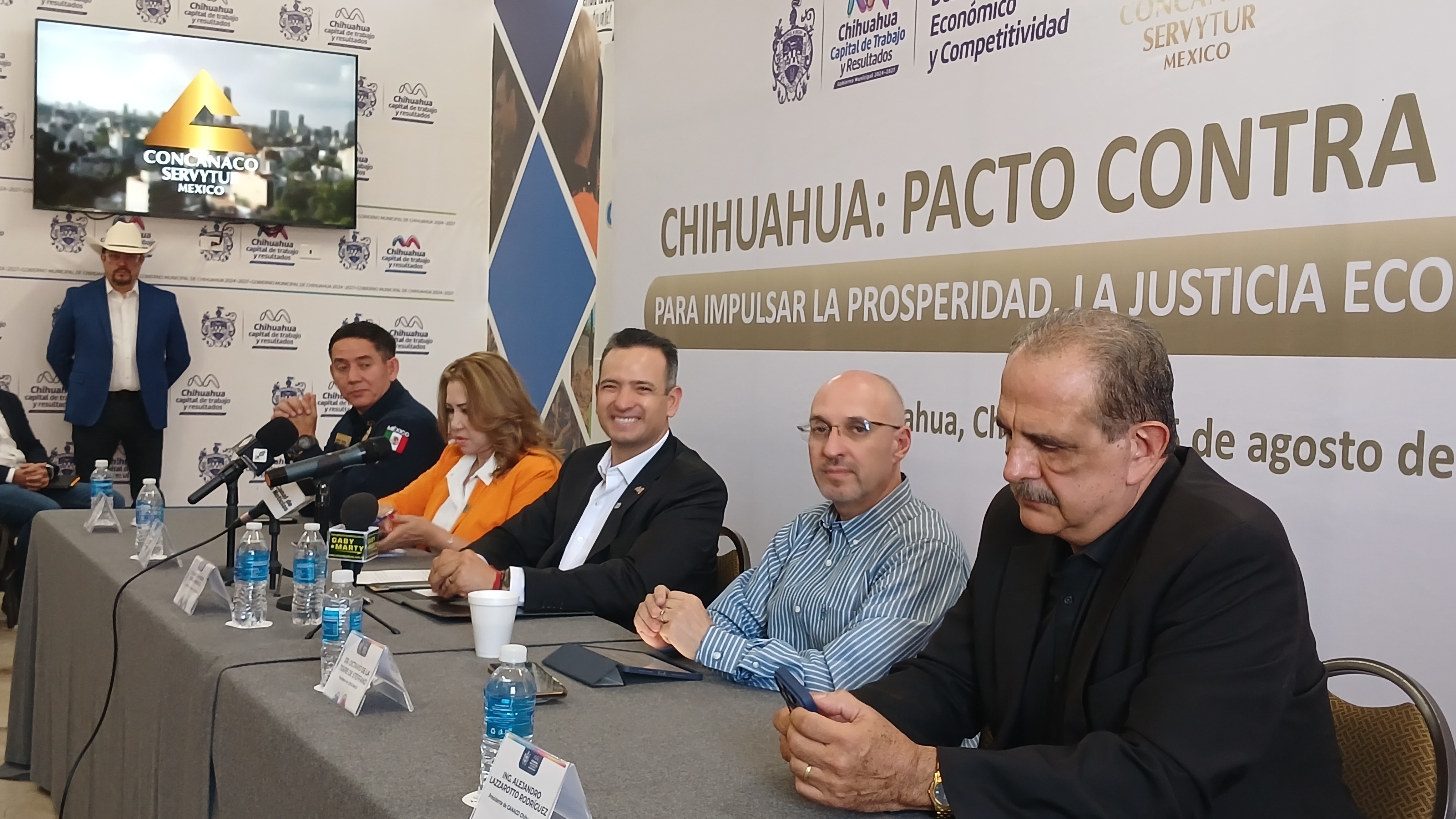 Firman Chihuahua y Concanaco pacto contra la extorsión