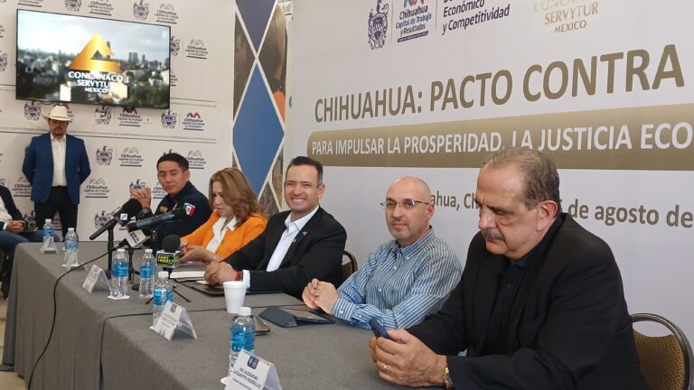 Firman Chihuahua y Concanaco pacto contra la extorsión