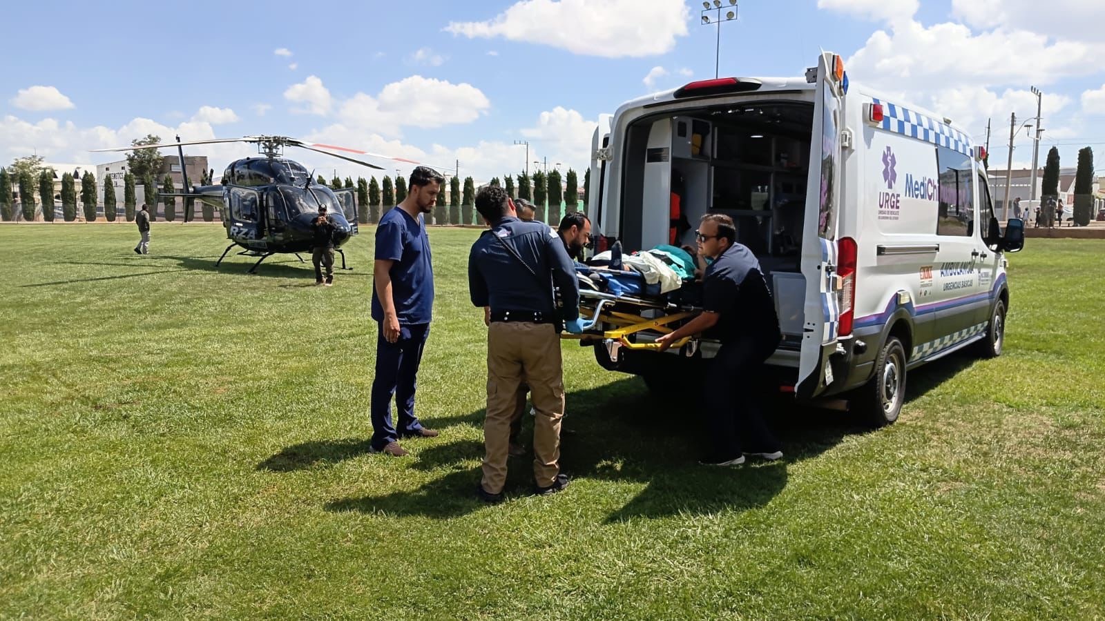 Trasladan por aire a adolescente embarazada con preeclampsia severa de Creel a Cuauhtémoc