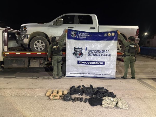 Instruye SSPE refuerzo táctico en San Juanito