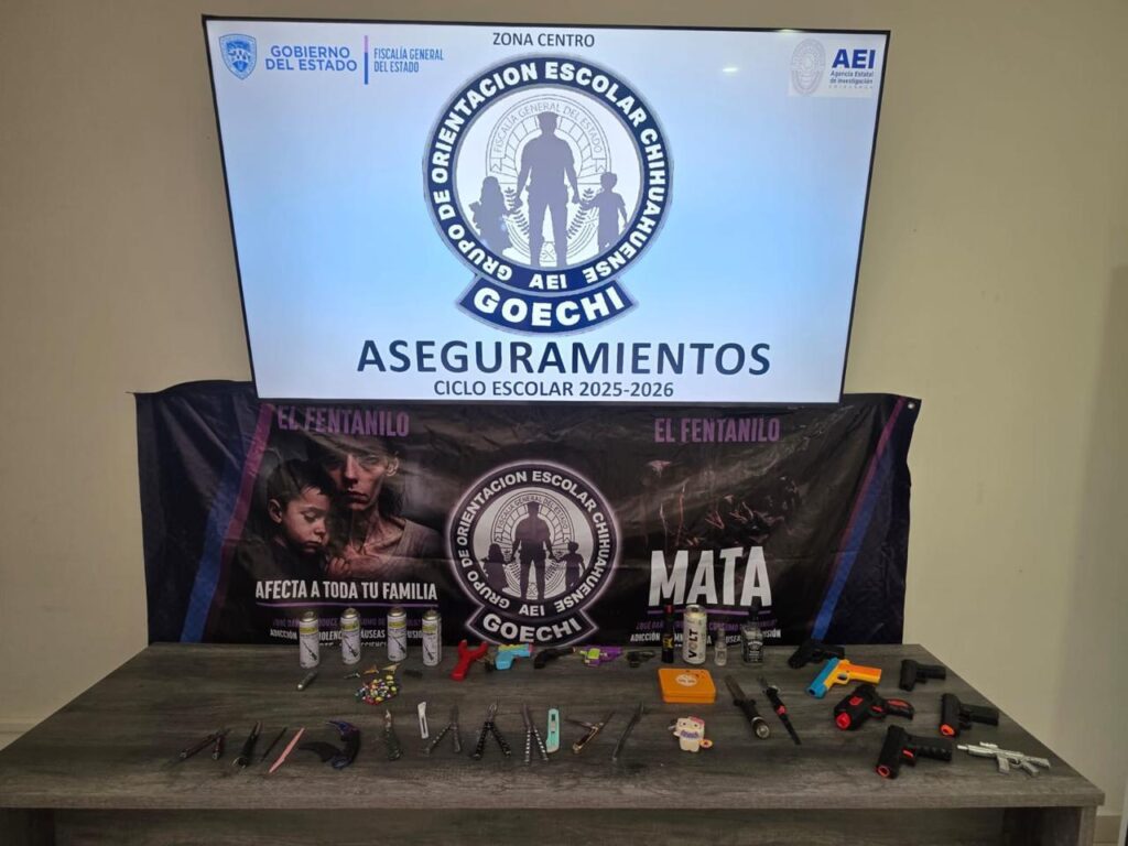 Aseguró GOECHI 344 vapeadores durante el ciclo escolar