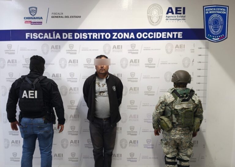 Detienen AEI y Sedena en cateo a hombre con arma de fuego y mariguana