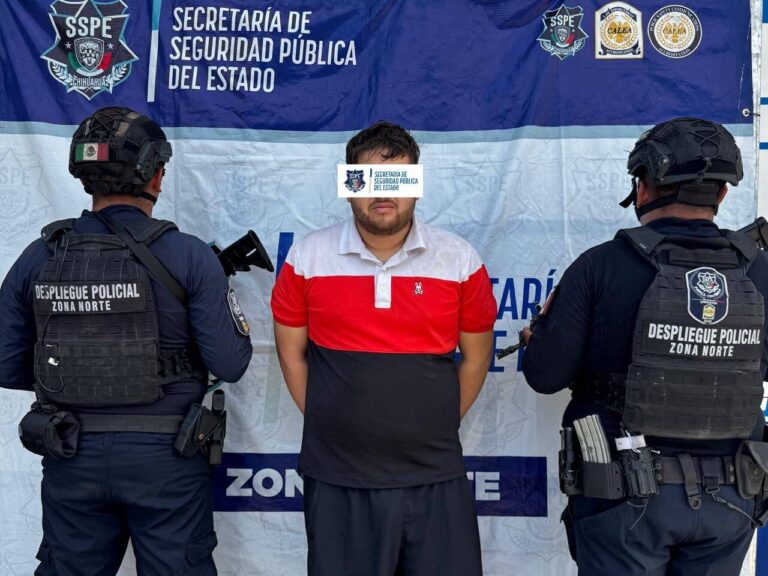 Asegura SSPE al “Fantasma”, presunto jefe criminal