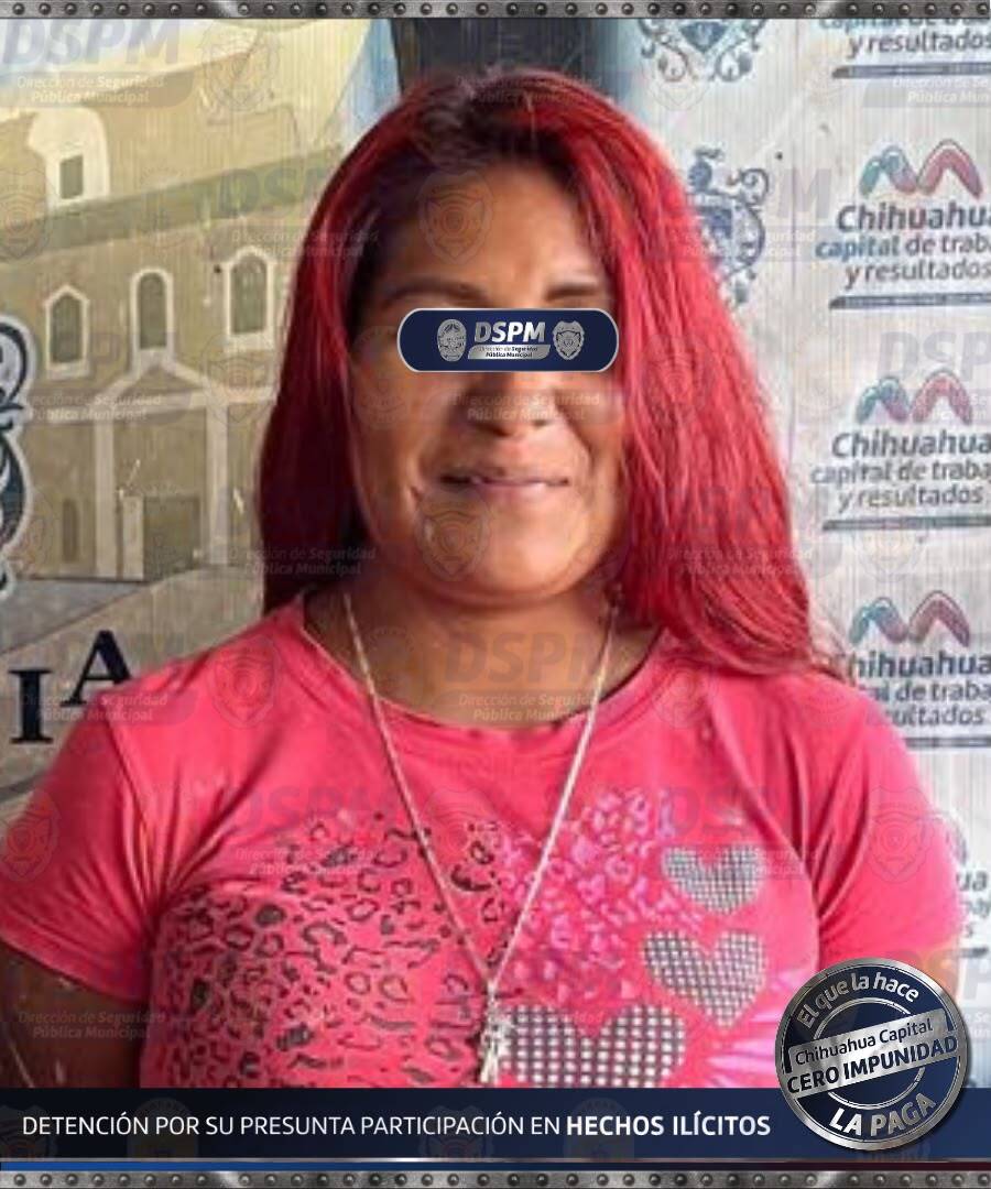 Cae mujer por presunta posesión de cristal en El Porvenir