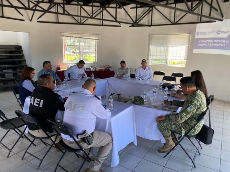 Celebran Mesa de Seguridad en Ocampo