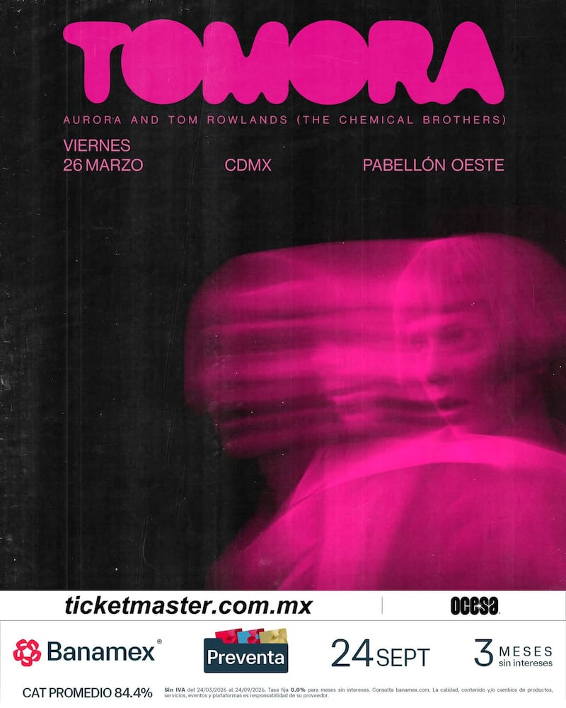 h5mrqfzcpff6vnyofg4quhlik4 TOMORA nuncia concierto en el Pabellón Oeste de la CDMX