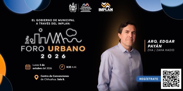 Invita Municipio al Foro Urbano 2026