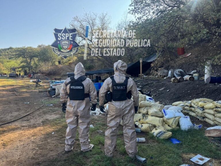 Aseguran narcolaboratorio en Parral; fabricaban fentanilo