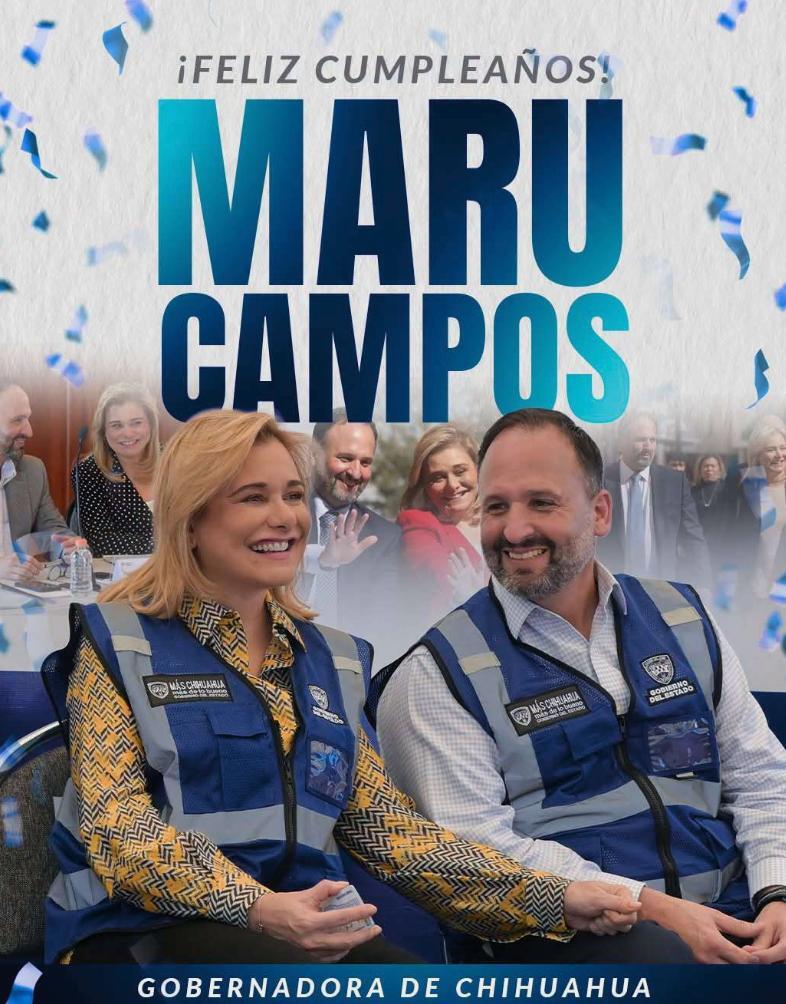 De la Peña felicita a Maru por su cumpleaños