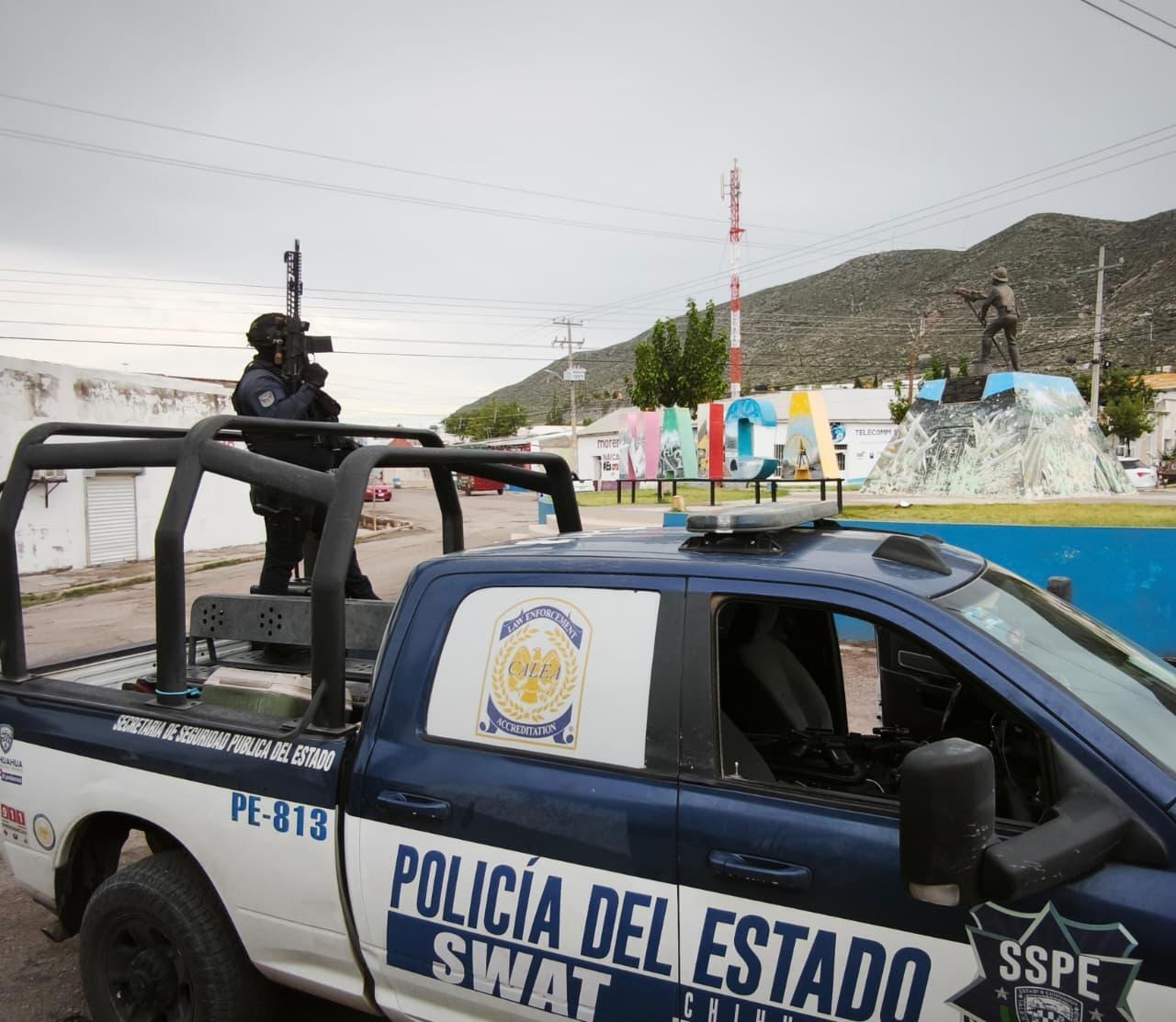 Despliega SSPE Fuerza Especial SWAT en la región de Chihuahua