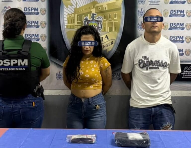 Detienen a pareja con porciones de droga en Ávalos