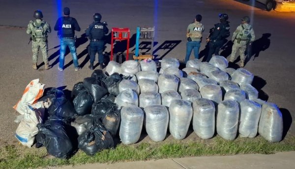 Aseguran en Parral 1 tonelada de marihuana