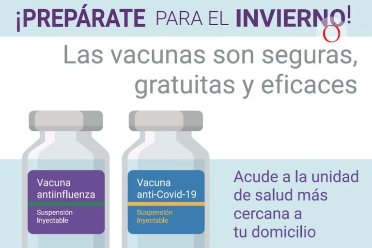 Módulos disponibles en CDMX para recibir la vacuna gratuita contra el COVID e Influenza.